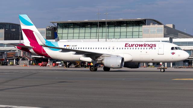 D-AEWP:Airbus A320-200:Eurowings